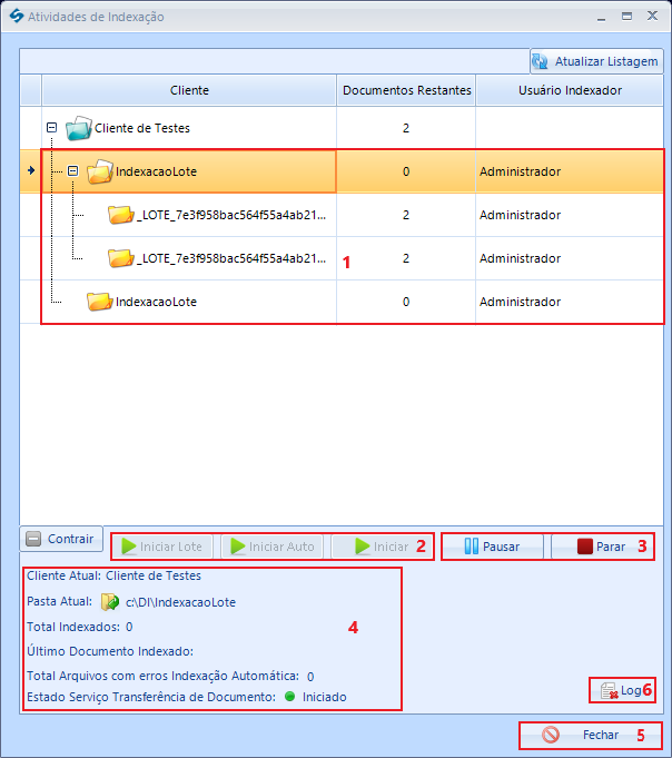 Funcionalidade da Indexação em Lotes – Knowledge Base SmartSoftwares